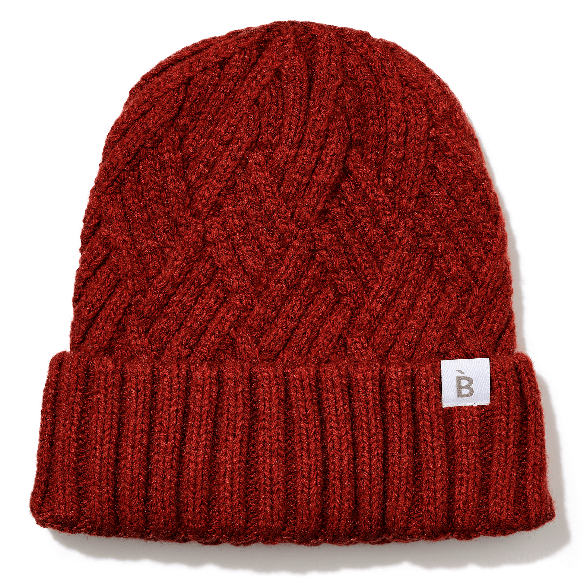 Burgundy Silk Lined Beanie