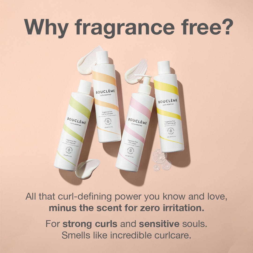 Choose Fragrance Free for all that curl defining power you know and love minus the scent for zero irritation